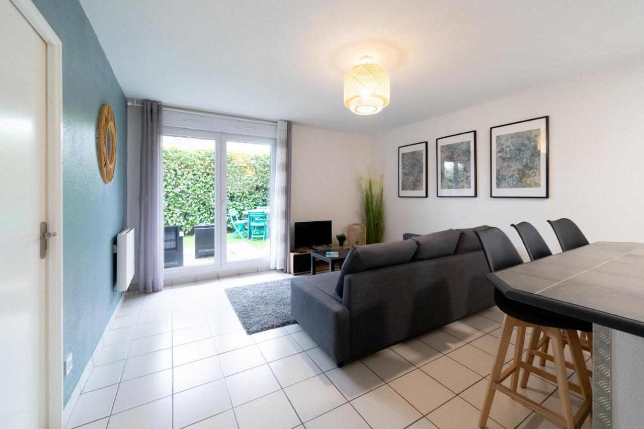 My Cozy Flat Blagnac - T2 - Free Parking - Terrasse - Jardin Apartment Bagian luar foto